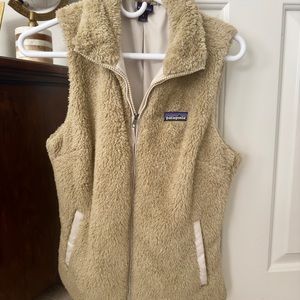 Patagonia Tan Fleece Vest